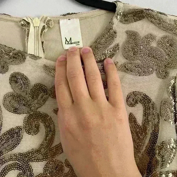 Monaco Elegant Sequin Mermaid Dress - Picture 7 of 7